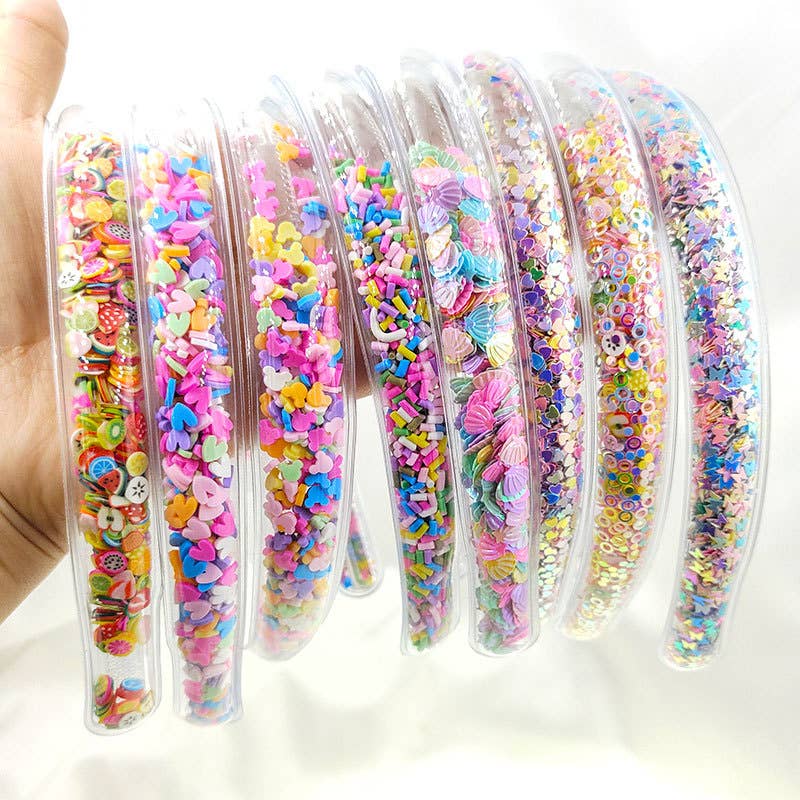Shaker Headband - Sequin heart