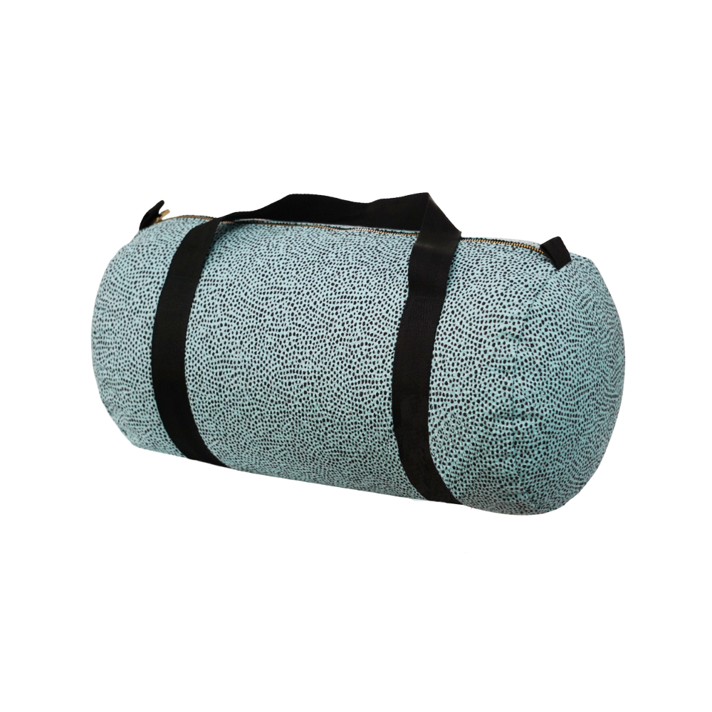 Medium Duffle Bag - Aqua Cheetah