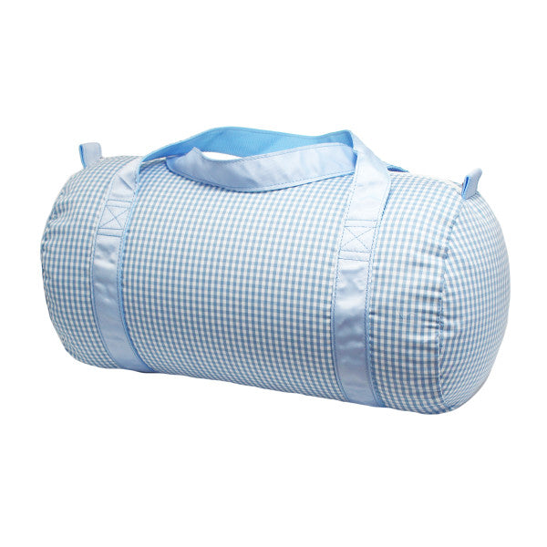 Medium Duffle Bag - Blue Gingham