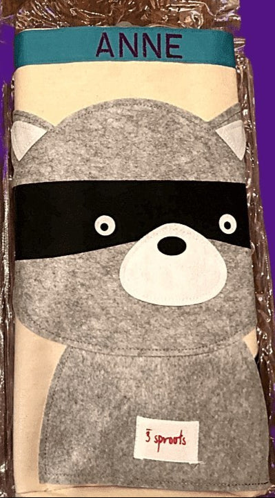 3 Sprouts Racoon Storage Bin