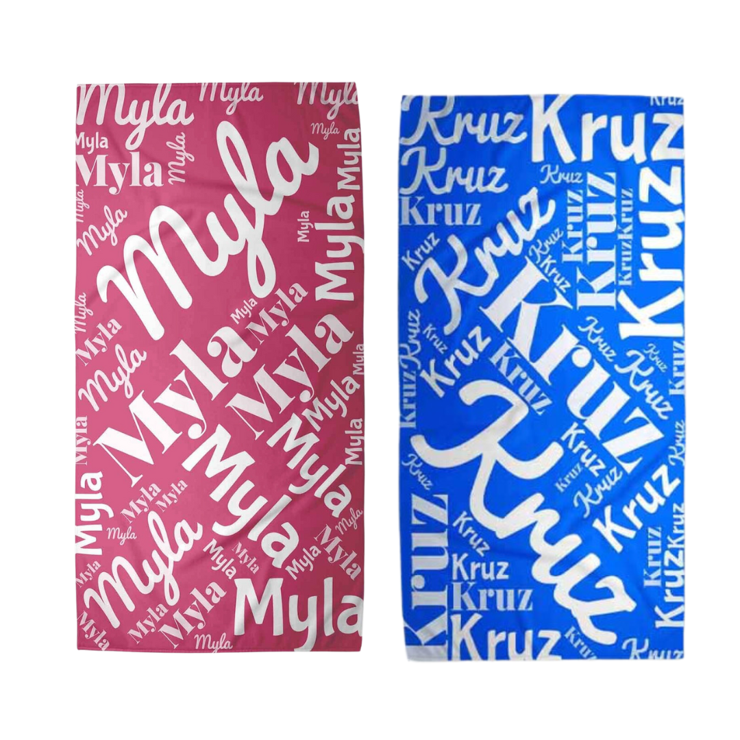Beach Towel Forever Name