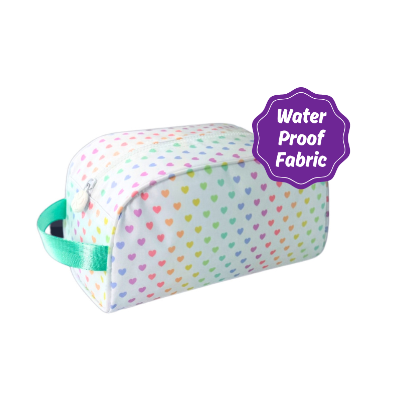 Water Resistant Traveler Cosmetic Bag Sweetheart