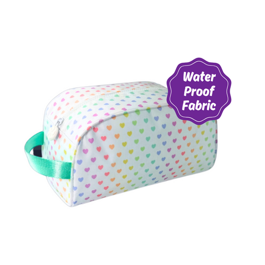 Water Resistant Traveler Cosmetic Bag Sweetheart