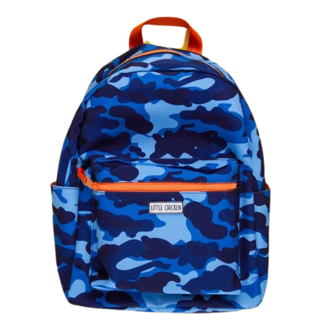Blue Camo Knapsack - Large