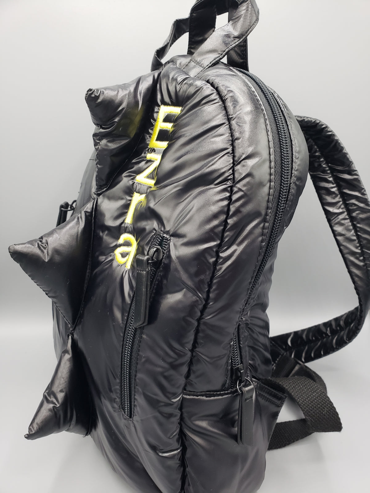 Puffer Knapsack Mini - Dark Blue Rhino