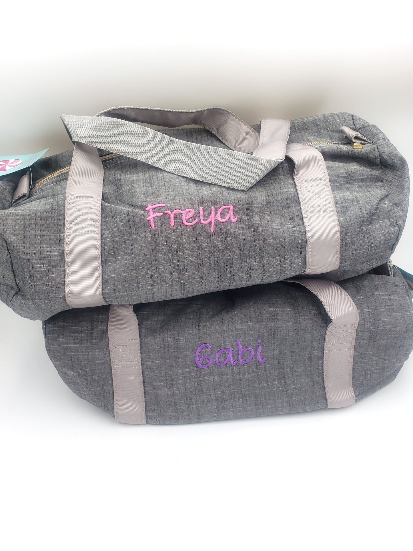 Medium Duffle Bag - Grey Chambray