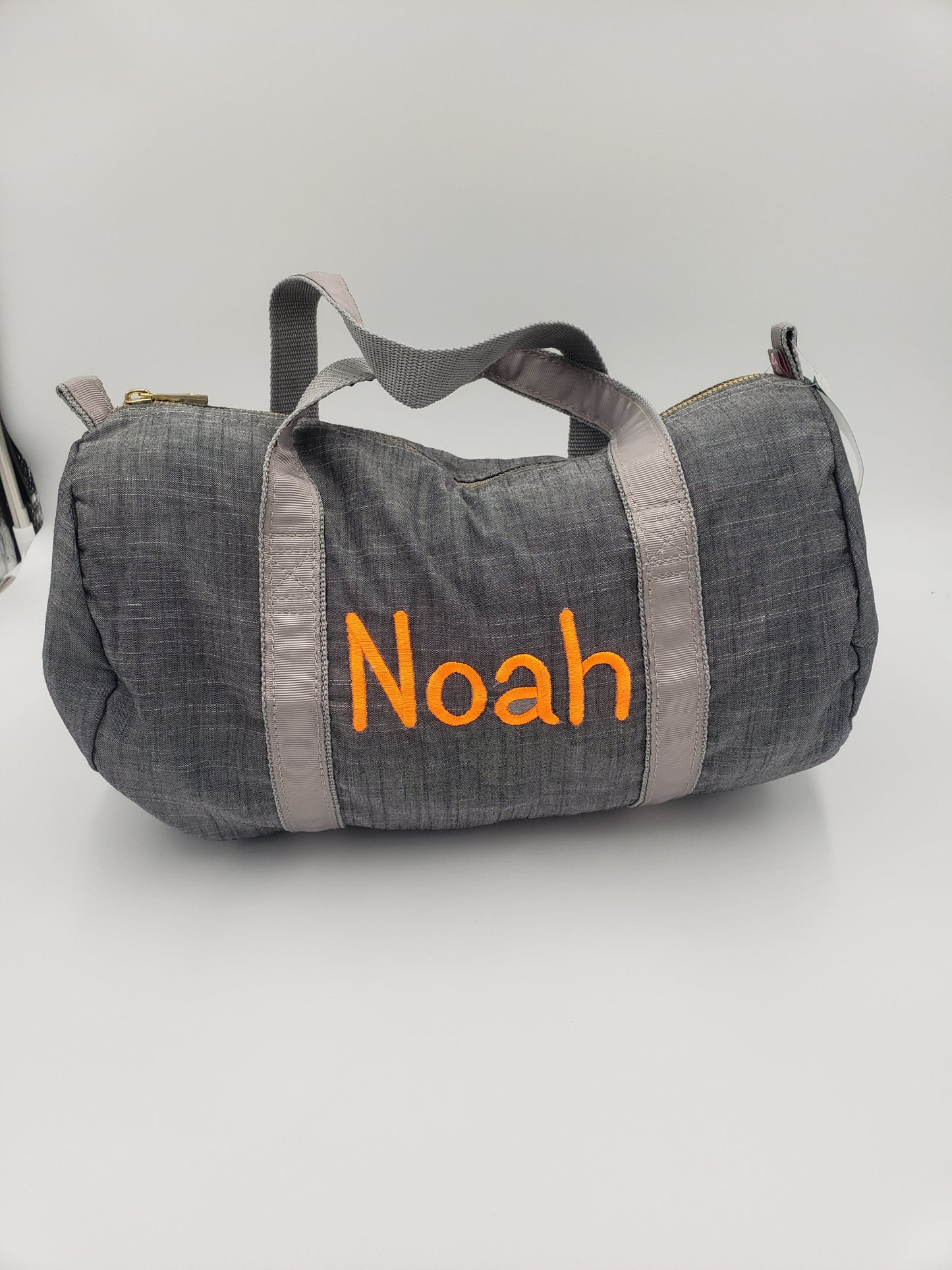 Small Duffle Bag - Grey Chambray