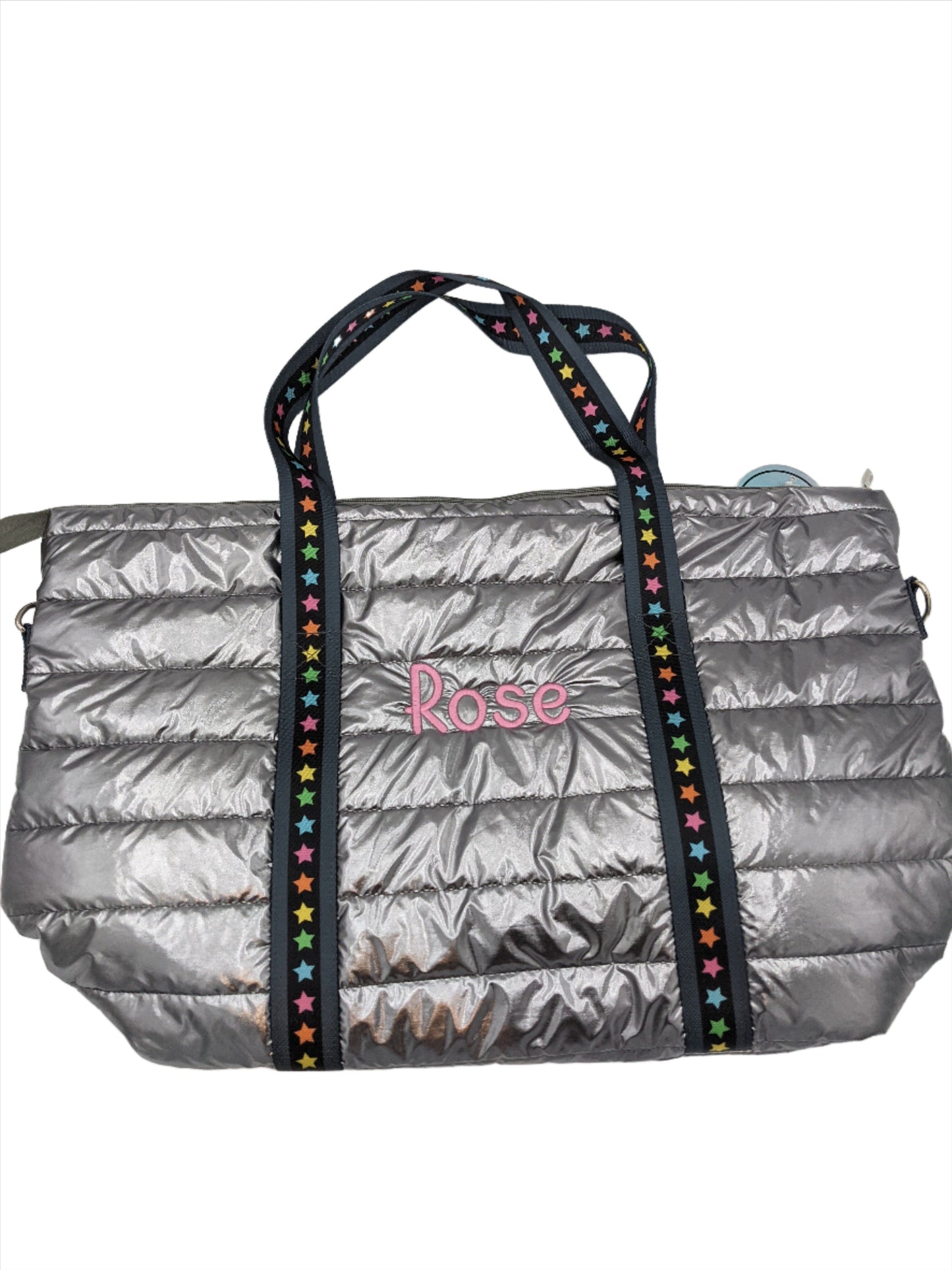 Puffer Weekender - Silver Multi