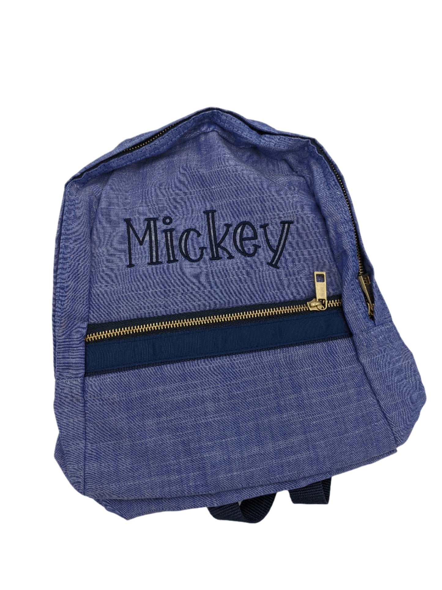 Knapsack Small Navy Chambray