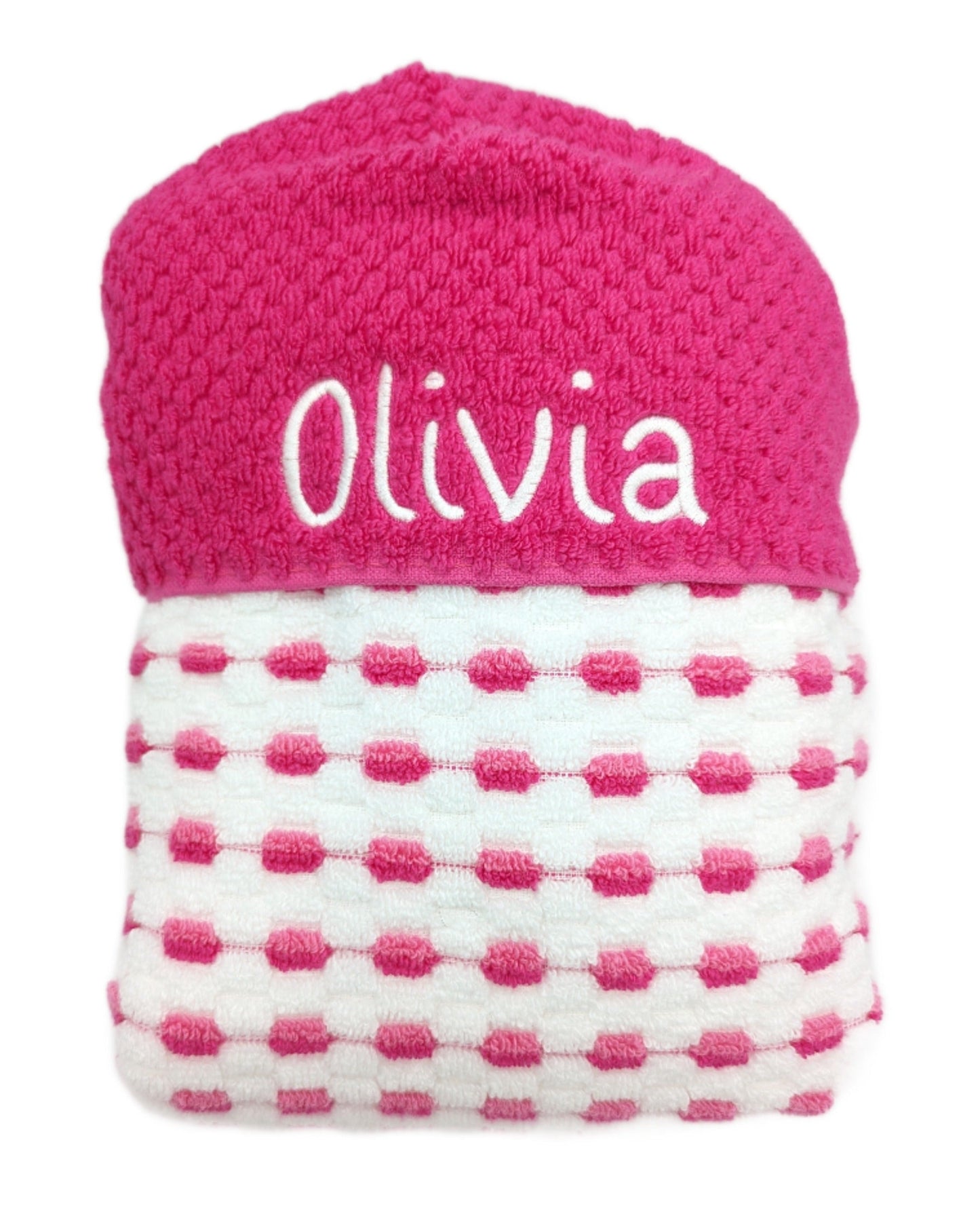 Hooded Towel - Pin-K-Stripe