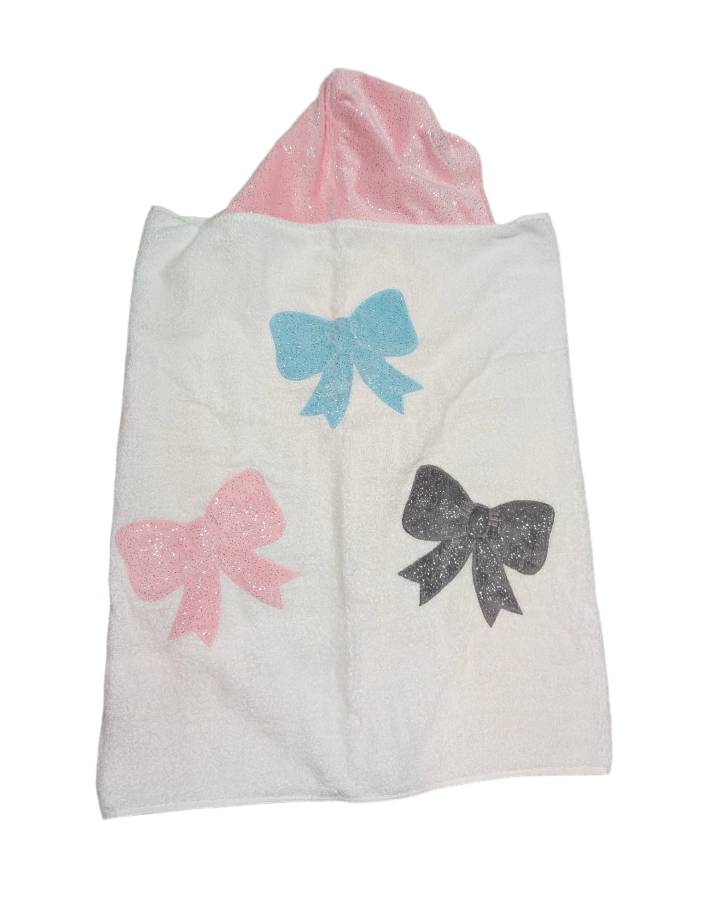 *Stock* Boogie Baby Hooded Towel - Triple Bows