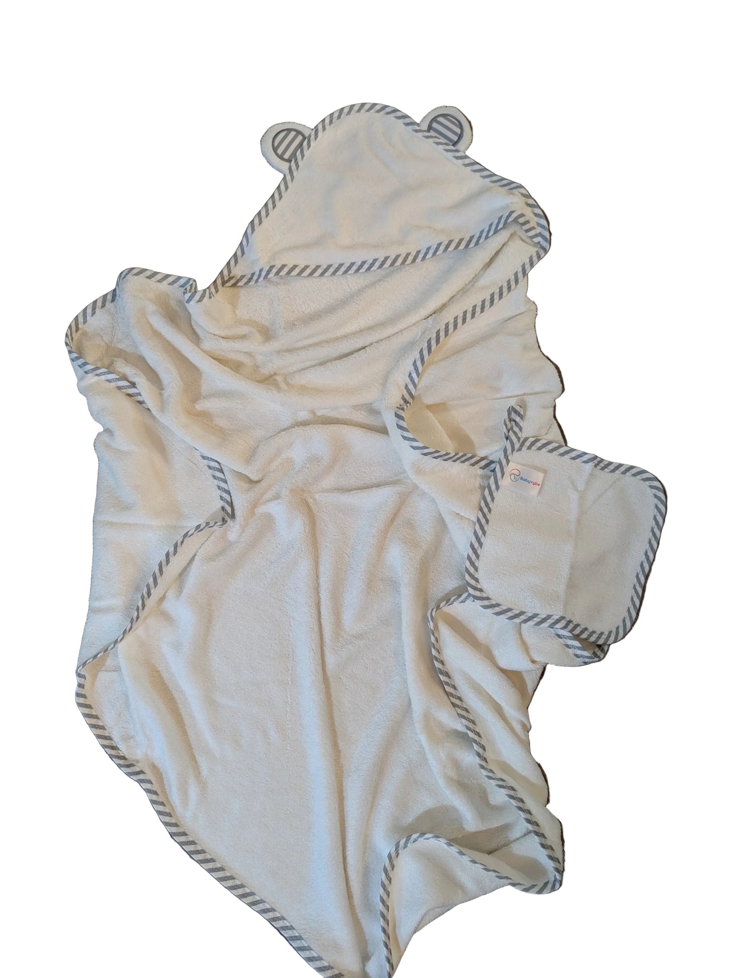 Hooded Baby Towel Bath Set - Bear Ears
