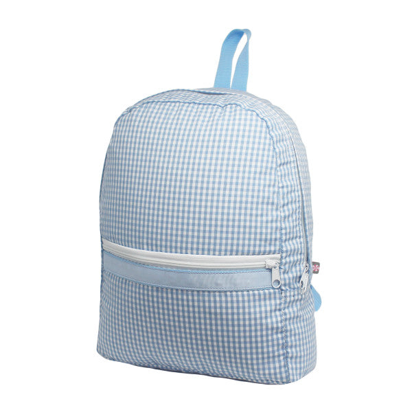 Knapsack Small Blue Gingham