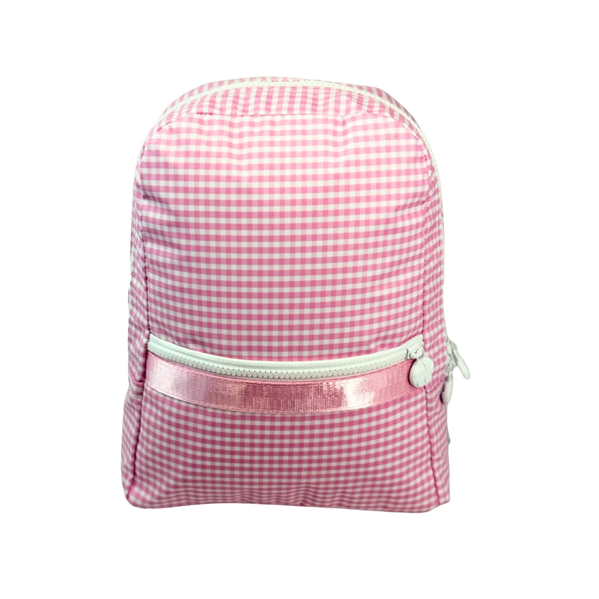 Water Resistant Knapsack Small - Pink Gingham
