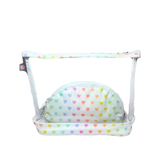 Water Resistant Jet-Set Cosmetic Case - Sweetheart