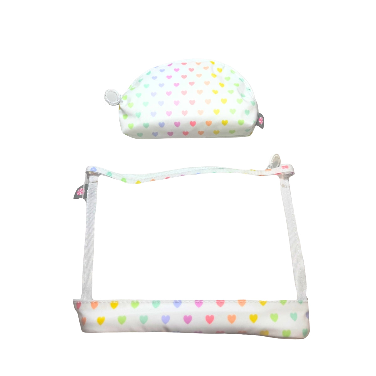 Water Resistant Jet-Set Cosmetic Case - Sweetheart