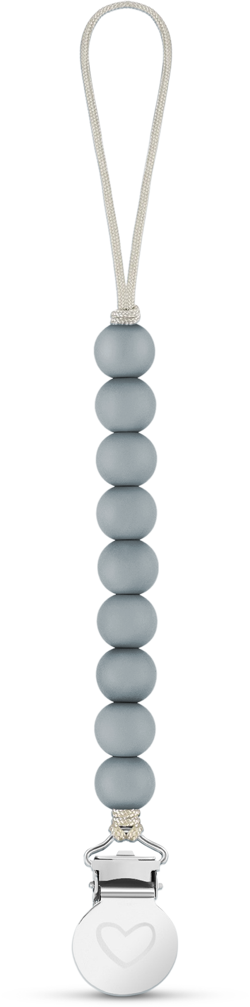 Pacifier Clip: Ash Blue