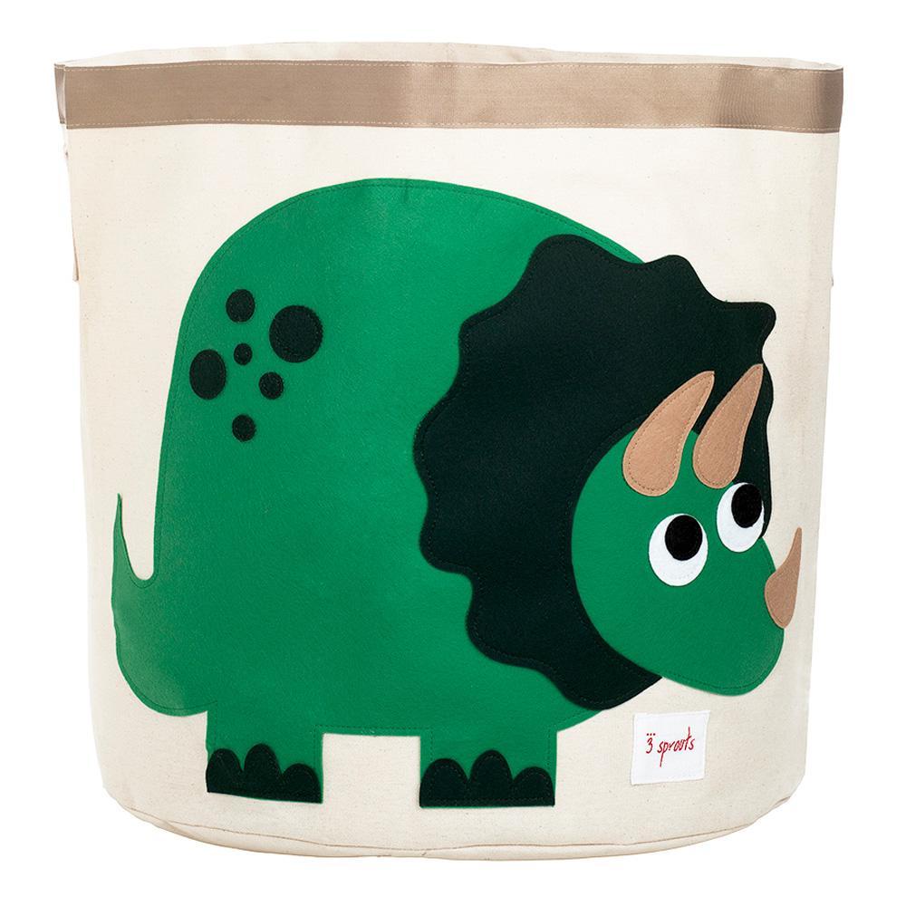 3 Sprouts Green Dinosaur Storage Bin