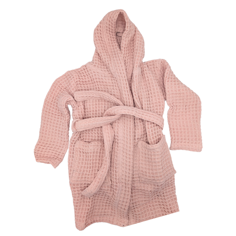 Waffle Robe - Pink