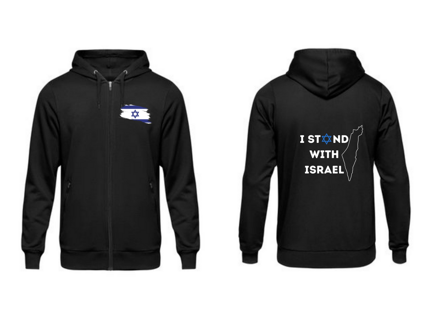 Sweatshirt for Israel Kid's Zip-up