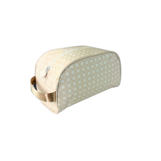 Water Resistant Traveler Cosmetic Bag - Champagne Bungalow
