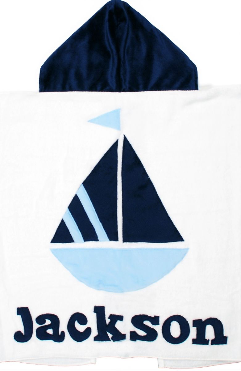 A-B-Sea Plush Minky Hooded Towel