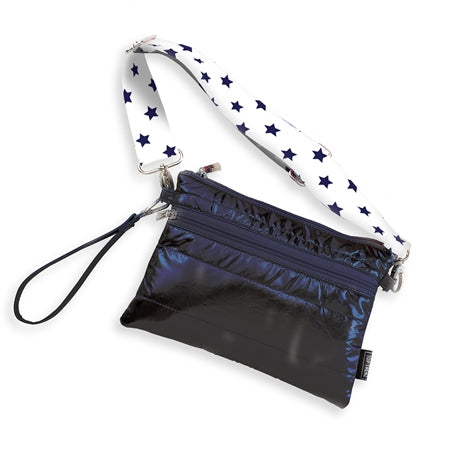 Puffer Belt Bag - Navy Stars