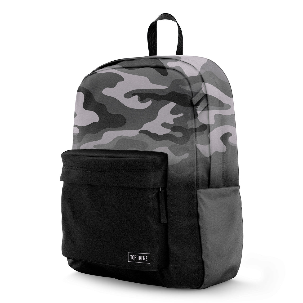 Grey Camo Knapsack - Large