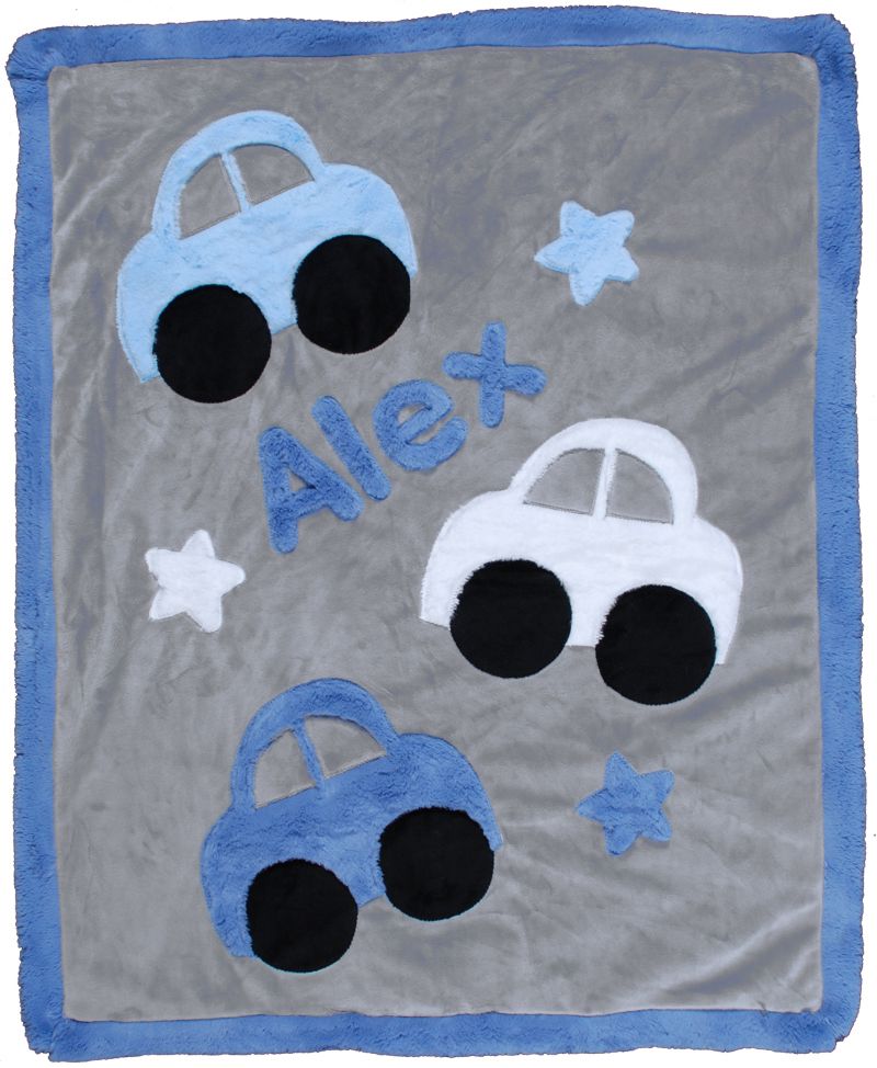 Cars Cars Cars Plush Minky Blanket