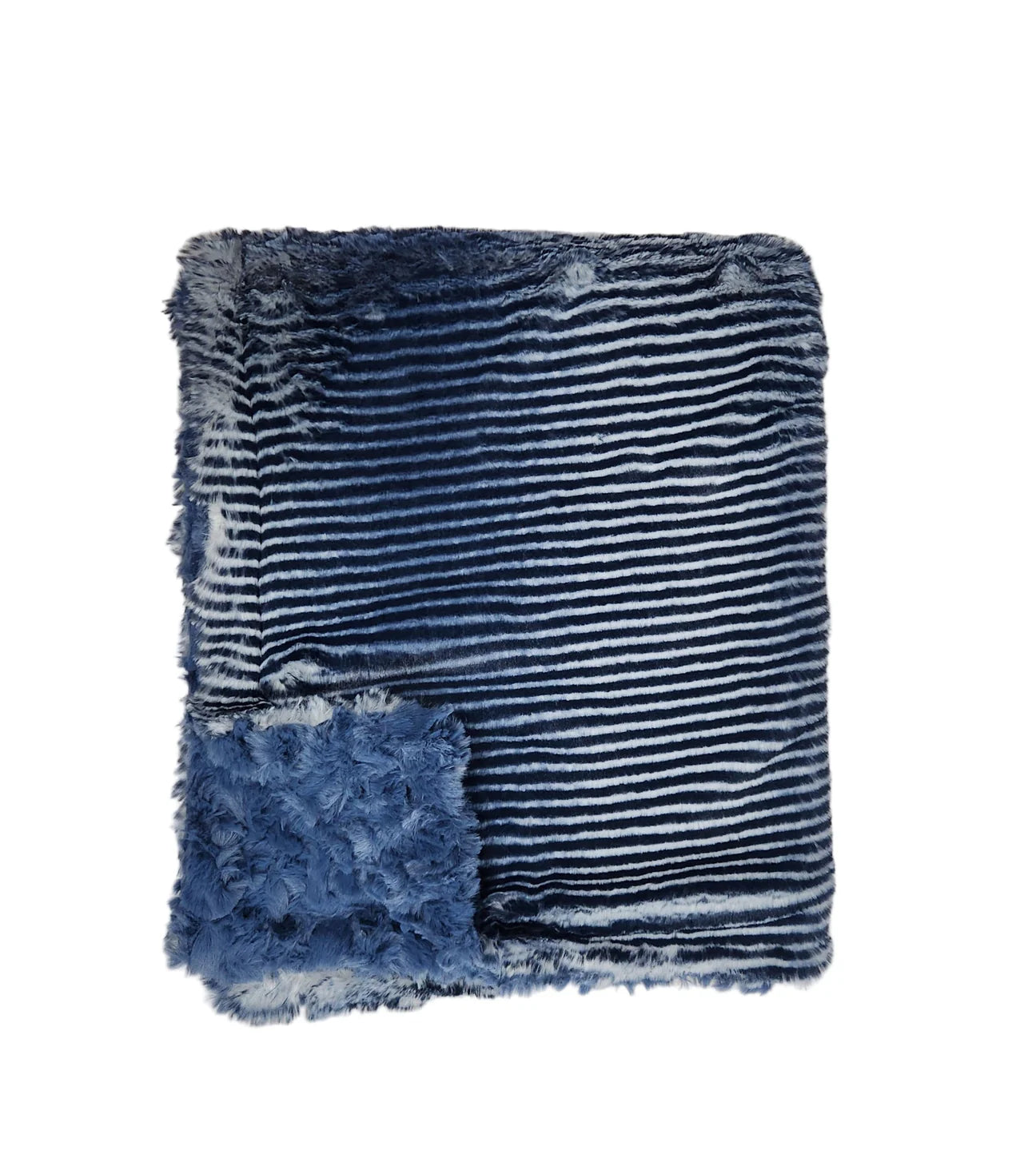 Minky Blanket Dania - Blue - Extra plush!