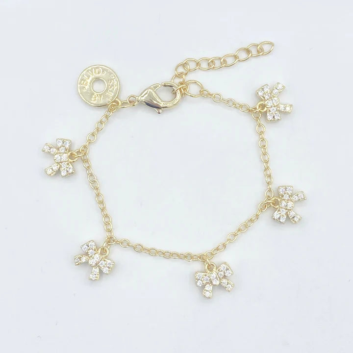 Bracelet - Diamond Bow Charm