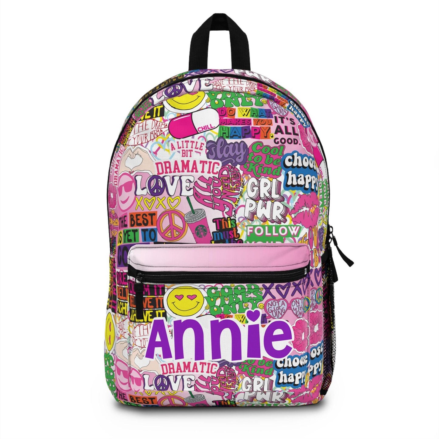 Sticker Style Knapsack - Makeup