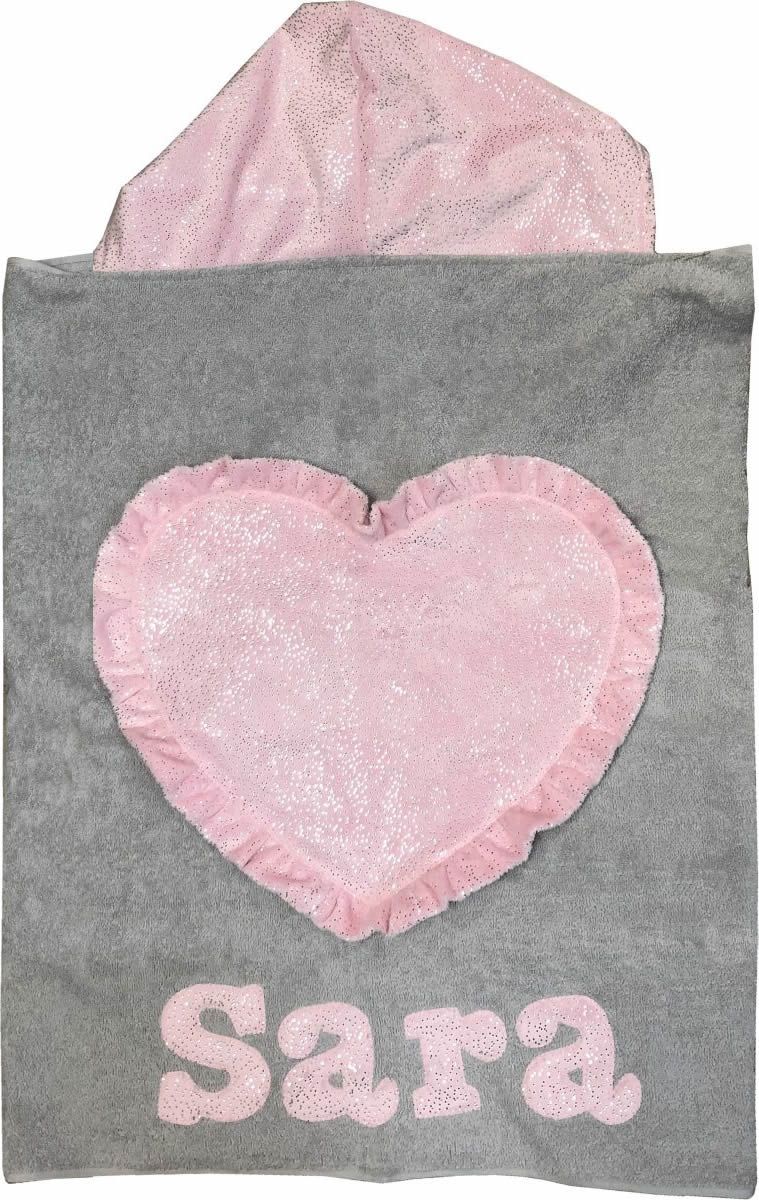 Hippie Chick Plush Minky Hooded Towel