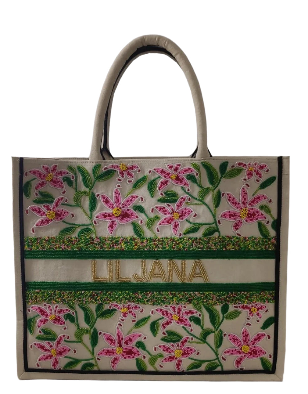Beaded Tote - Lily