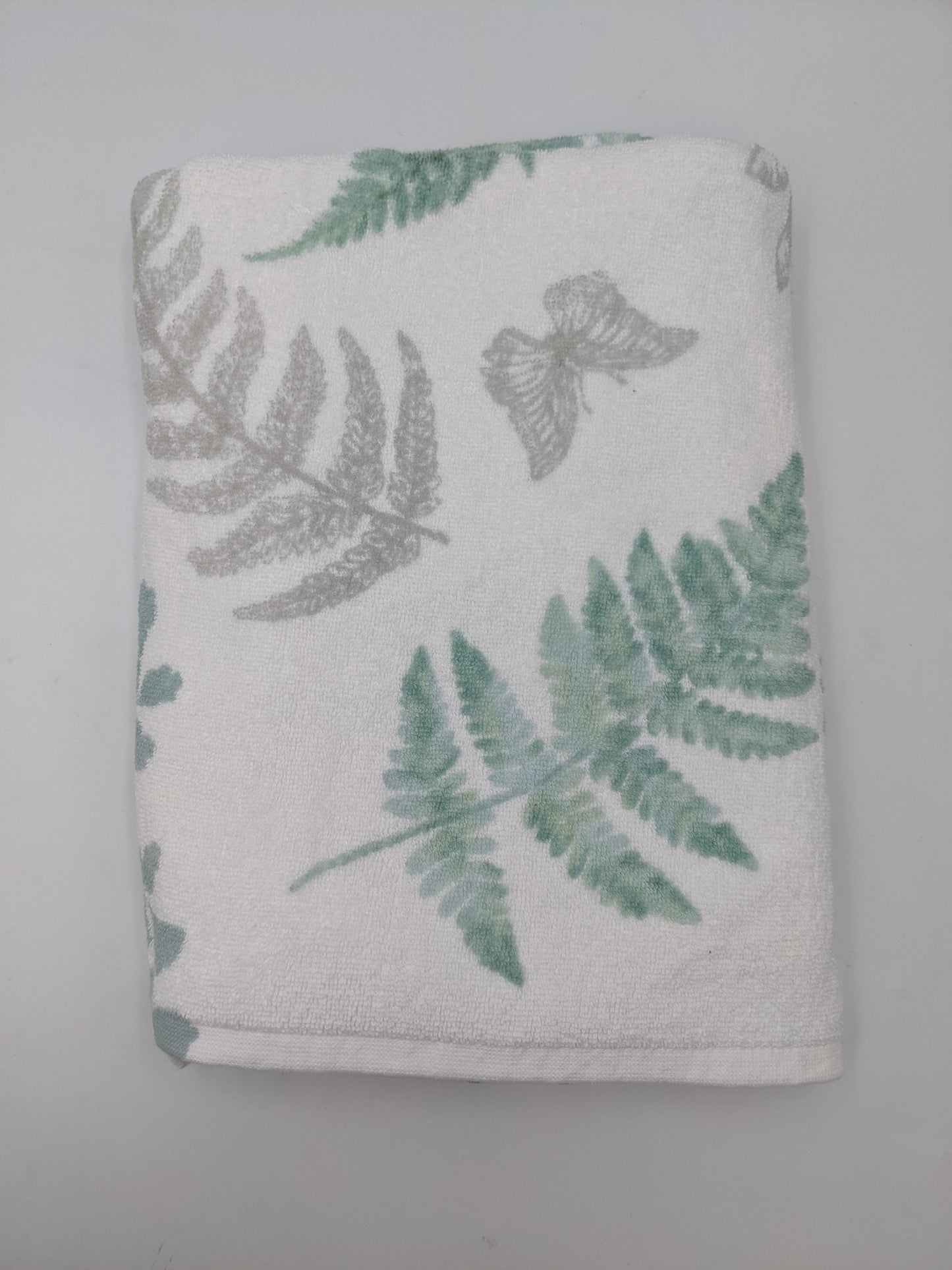 Hooded Towel - Sea Foam Garden