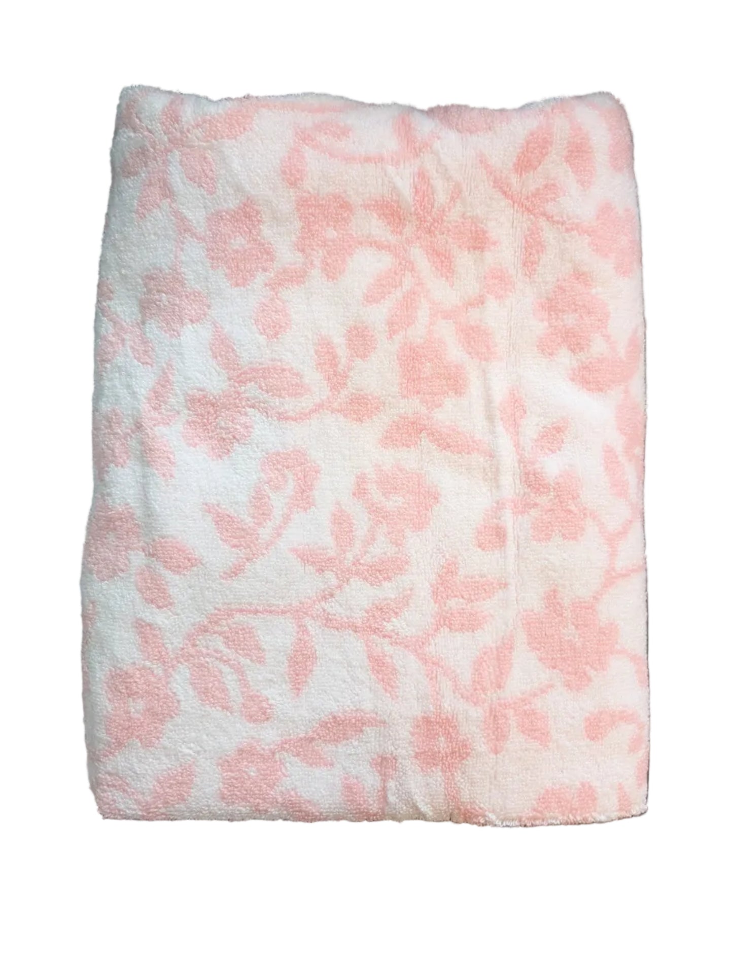Hooded Towel - Pink Botanical