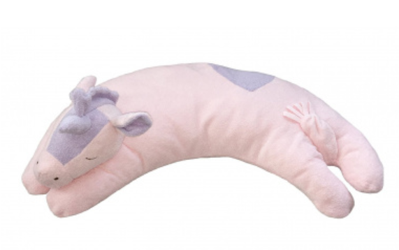 Angel Dear Curved Pillow - Pink/Lavender Unicorn