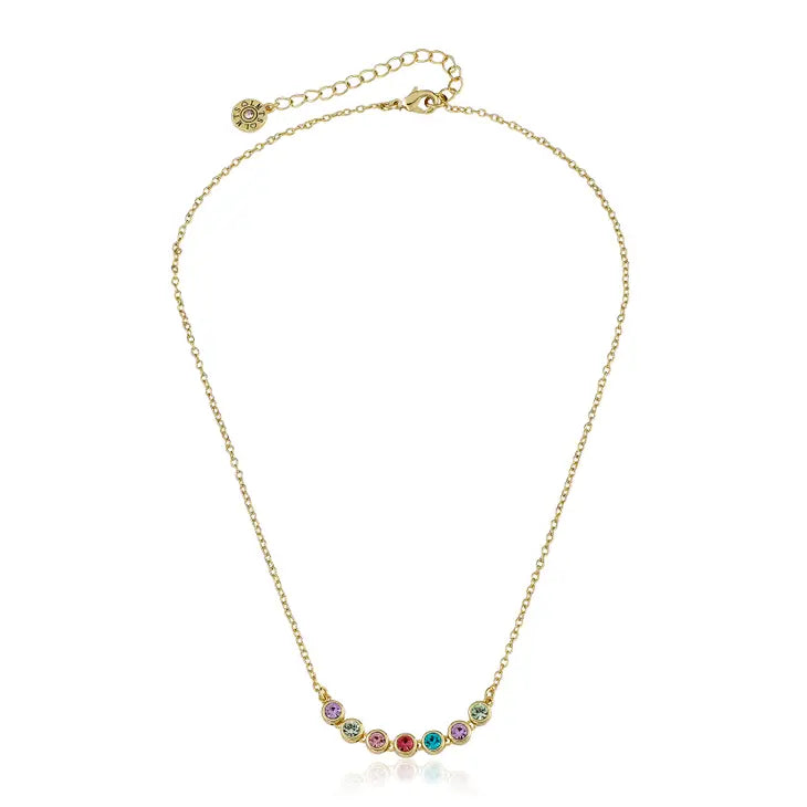 Necklace - Rainbow Bezel
