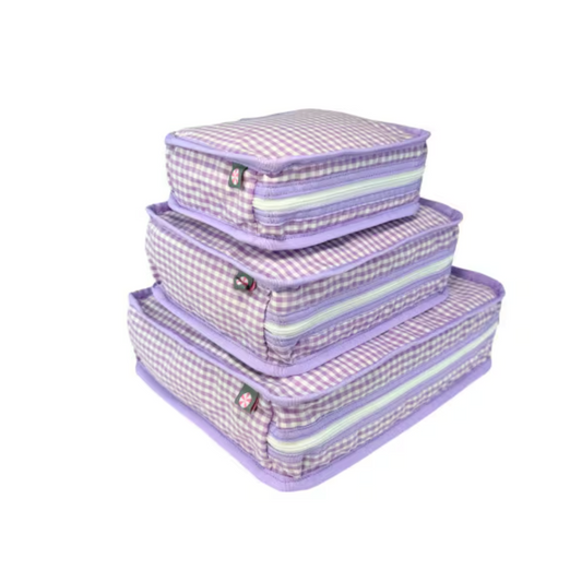 Packing Cubes - Lilac Gingham