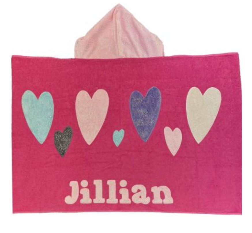 Heart to Heart Minky Hooded Towel