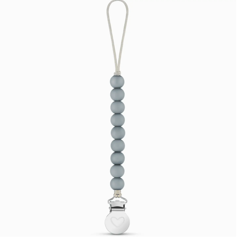 Pacifier Clip: Ash Blue