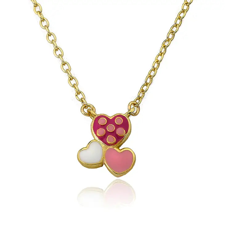 Necklace - Triple Hearts