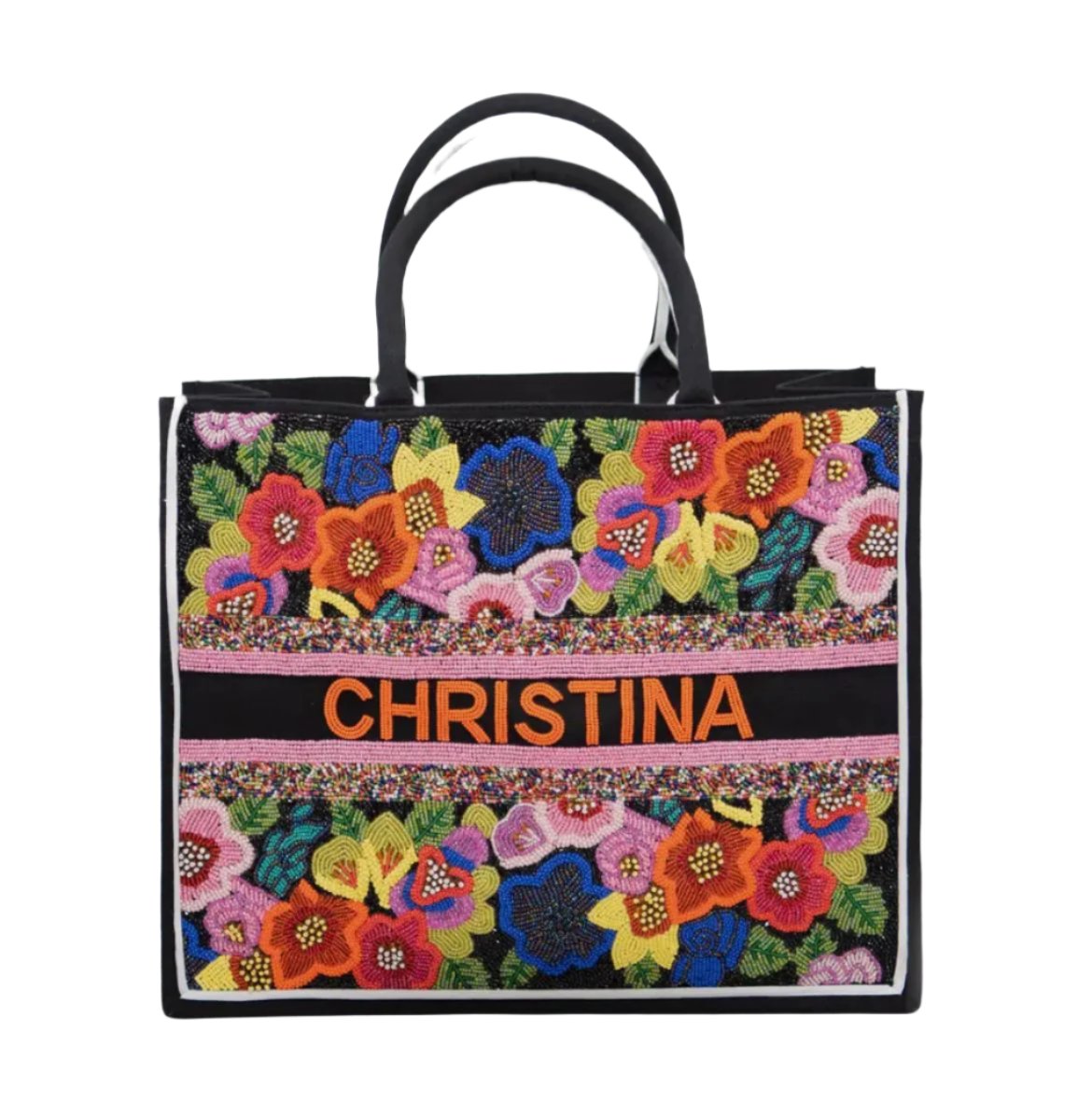 Beaded Tote - Tropical