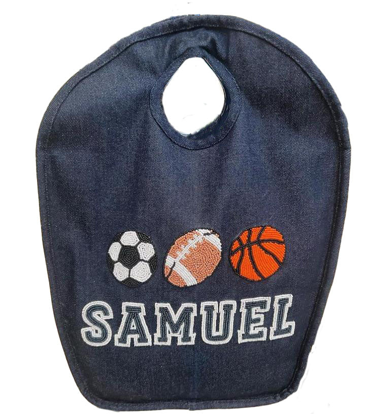 Beaded Keyhole Bag - Sports