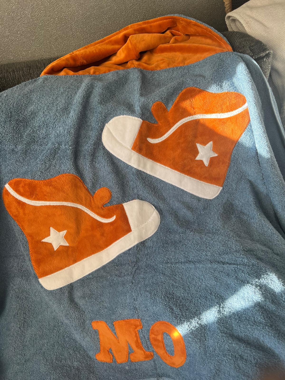 Sneaker Minky Hooded Towel (Copy)
