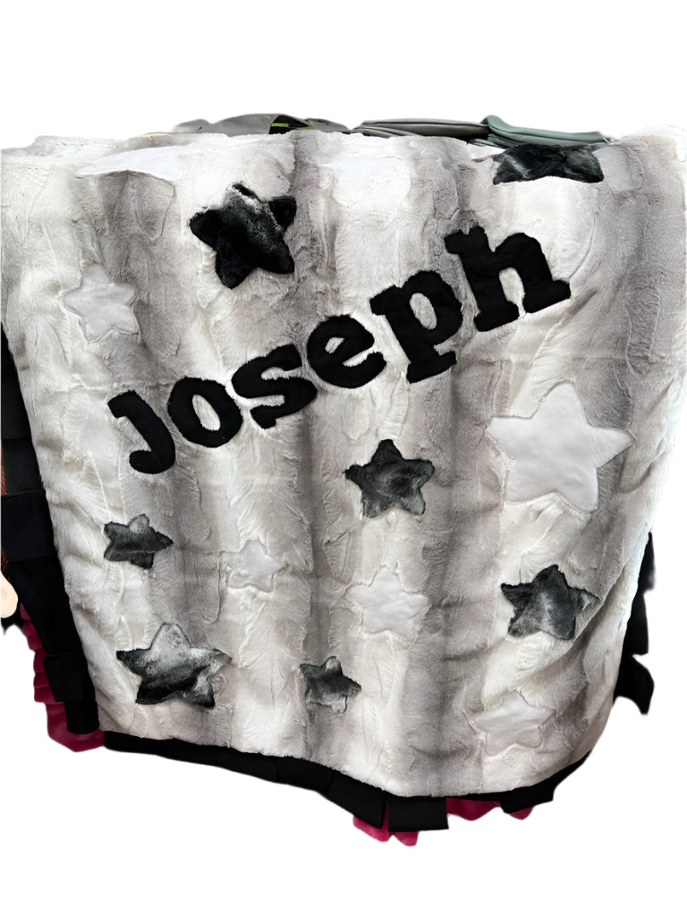 Stellarific Paltinum Plush Minky Blanket