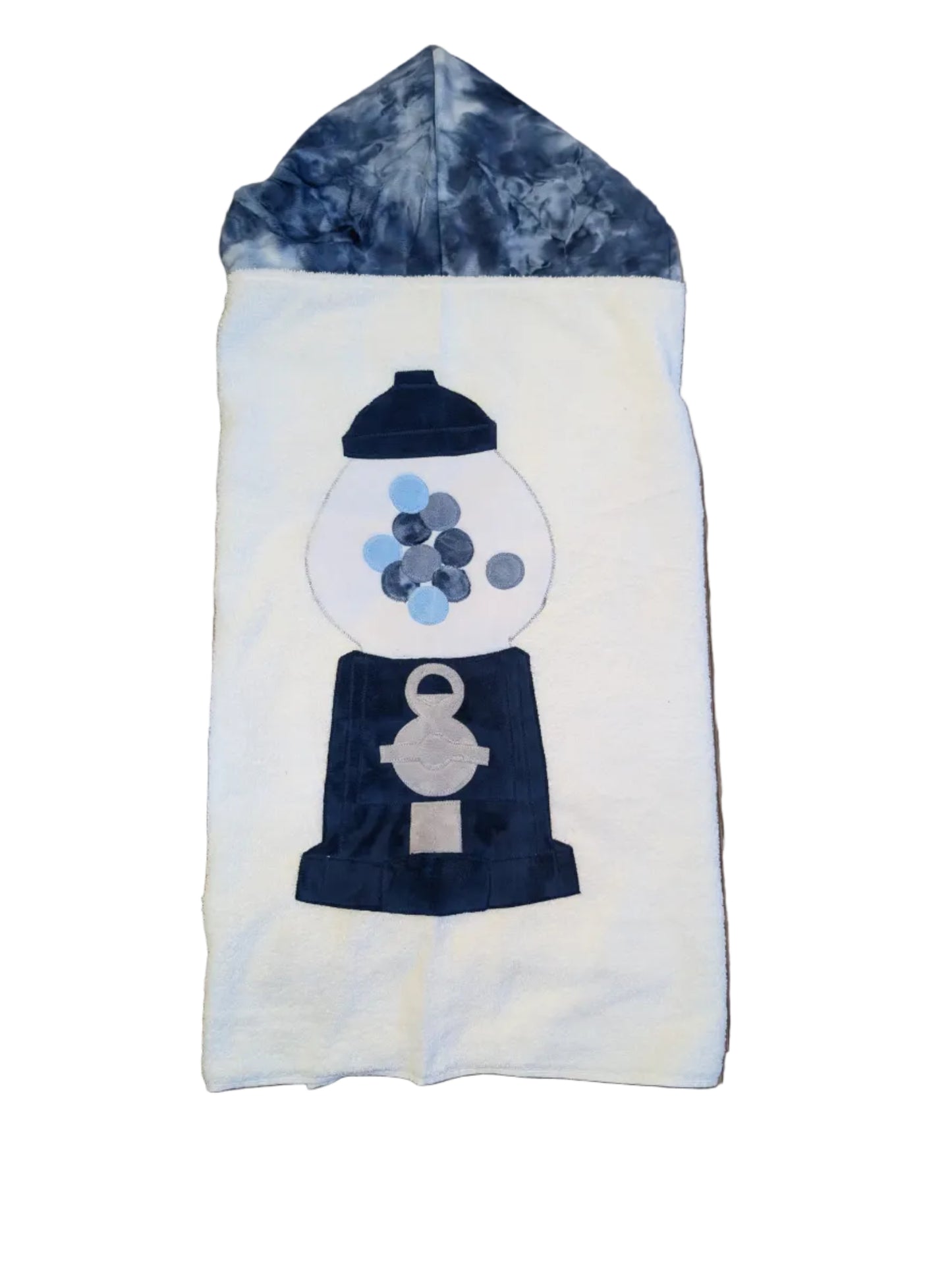 *Stock* Boogie Baby Hooded Towel - blue Gumball