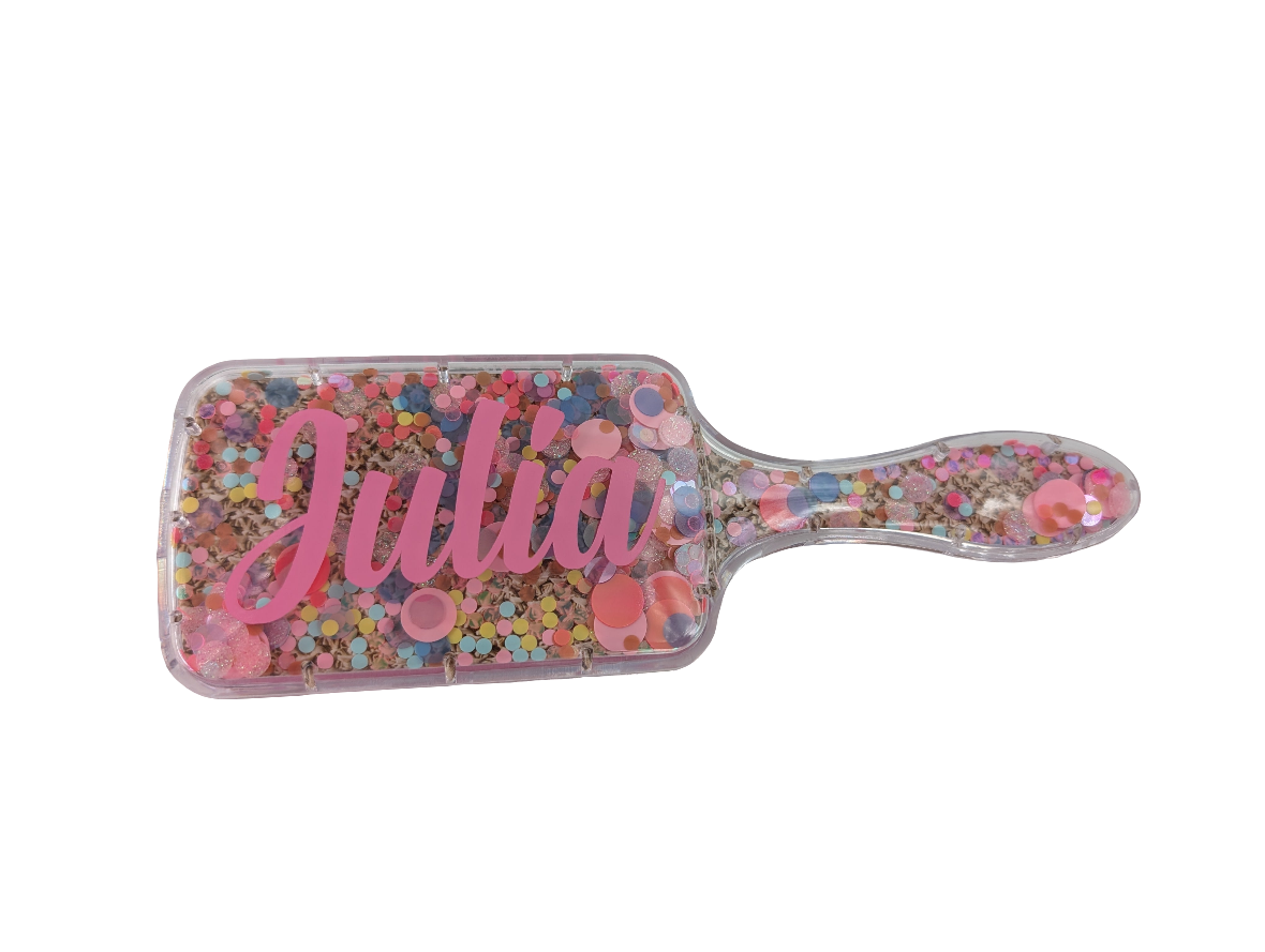 Glitter Hair Brush - bring on the fun