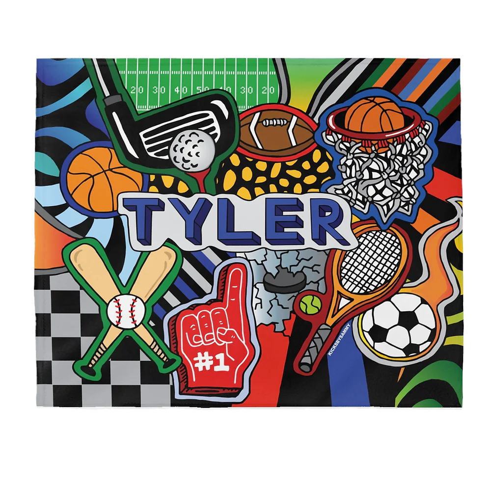Graffiti Sports Blanket