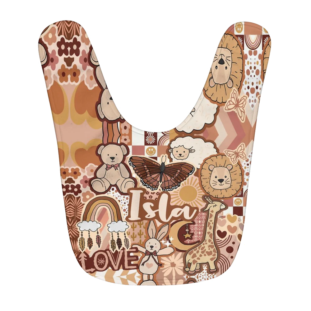 Graffiti Boho Bib